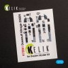 Kelik K72051 Mirage - 2000N - interior 3D decals for Dream Model kit (1/72)